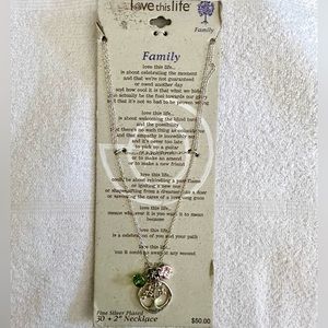 Family Tree Silver Necklace